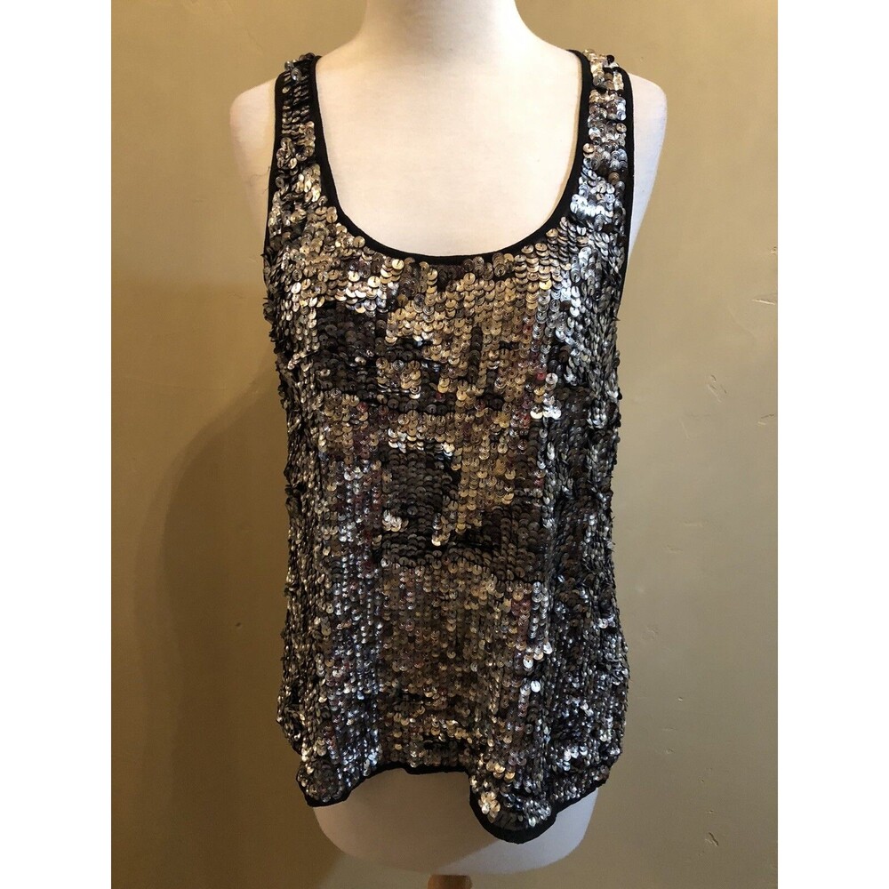 Joe's Metal Sequin Racerback Tank